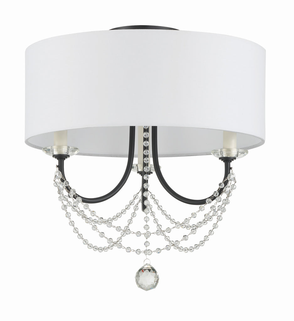 Delilah 3 Light Semi Flush