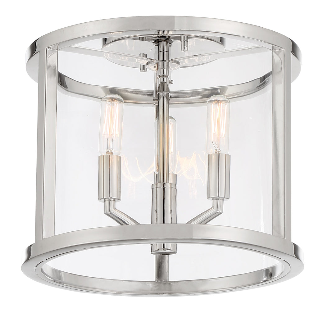 Libby Langdon Devon 3 Light Semi Flush