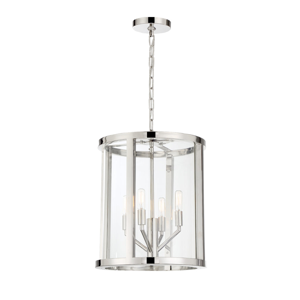 Libby Langdon Devon 4 Light Lantern Chandelier