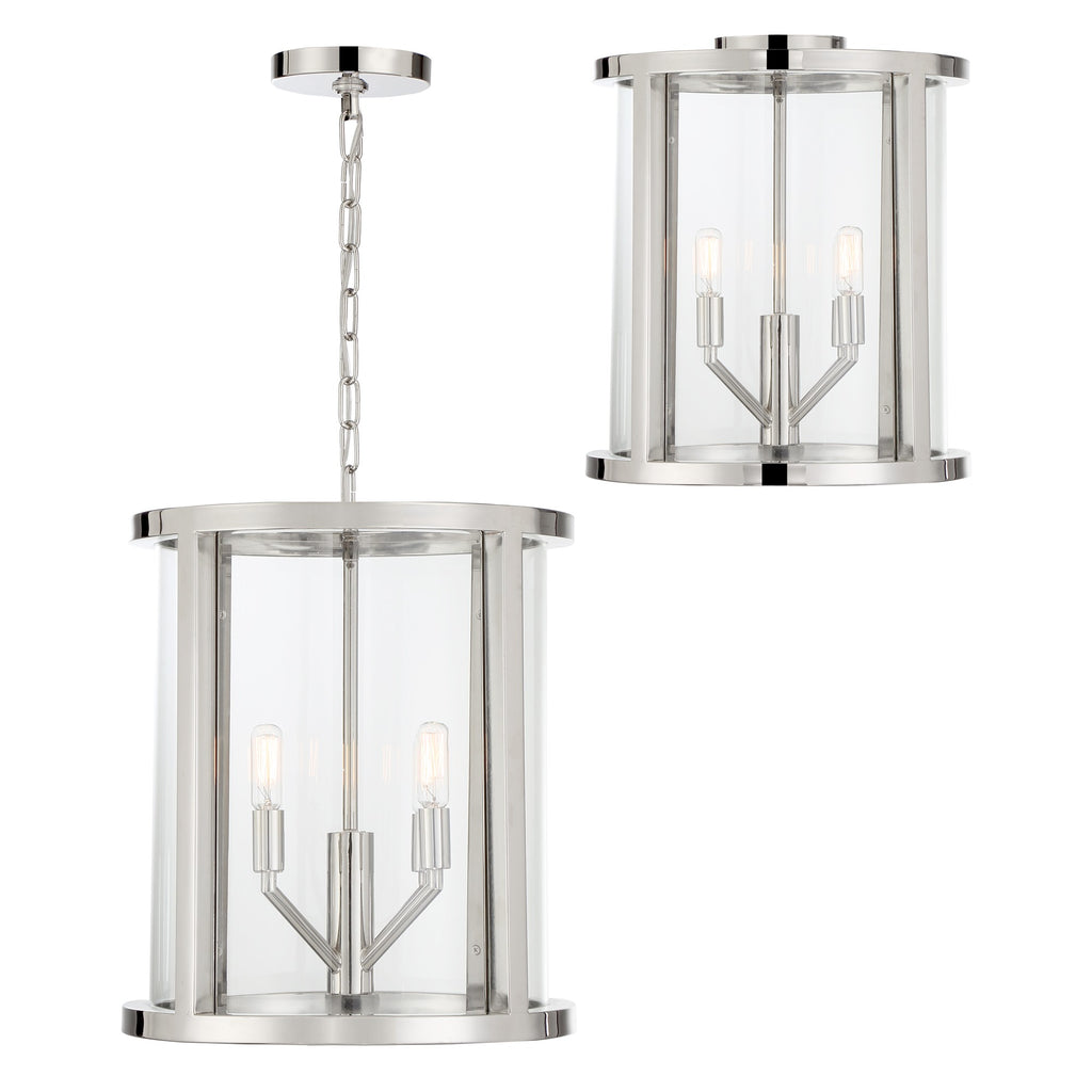 Libby Langdon Devon 4 Light Lantern Chandelier