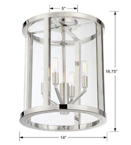 Libby Langdon Devon 4 Light Semi Flush