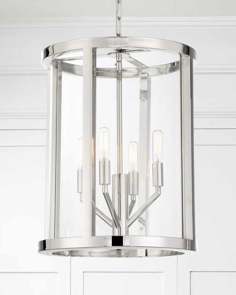 Libby Langdon Devon 4 Light Lantern Chandelier