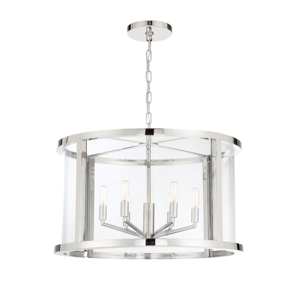 Libby Langdon Devon 6 Light Lantern Chandelier