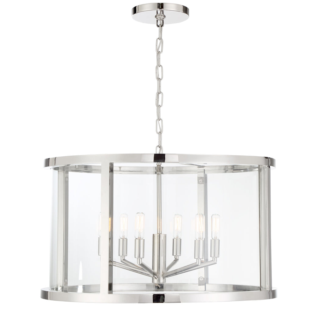 Libby Langdon Devon 6 Light Lantern Chandelier