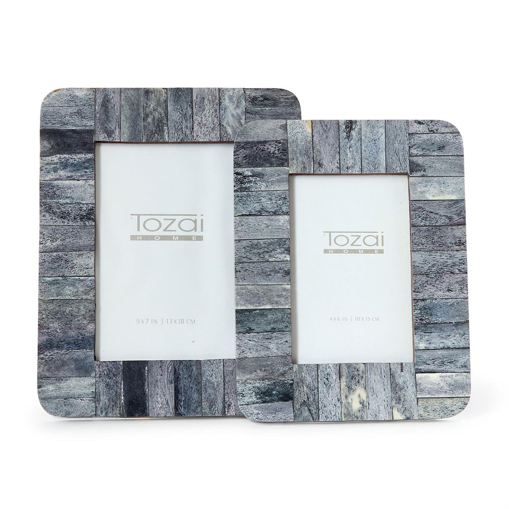 Tones of Gray S/2 Photo Frame