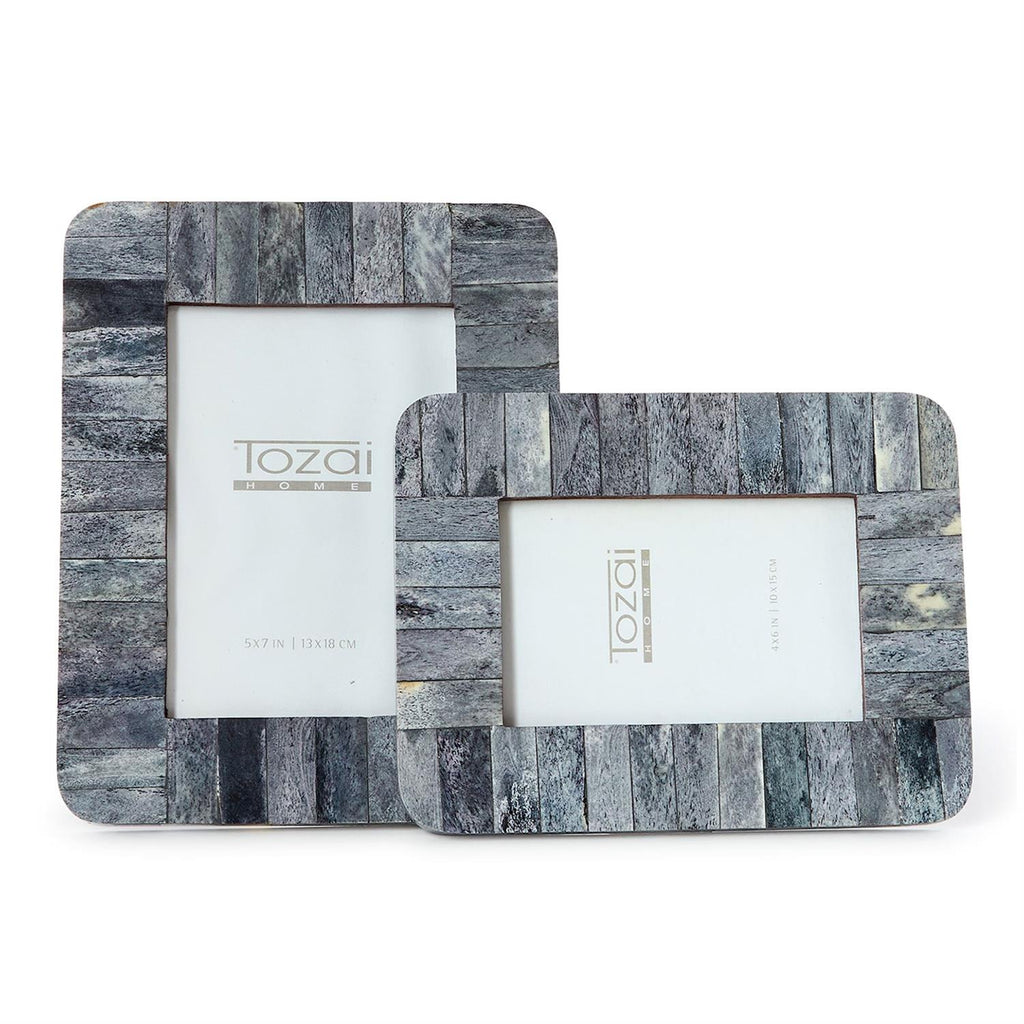 Tones of Gray S/2 Photo Frame