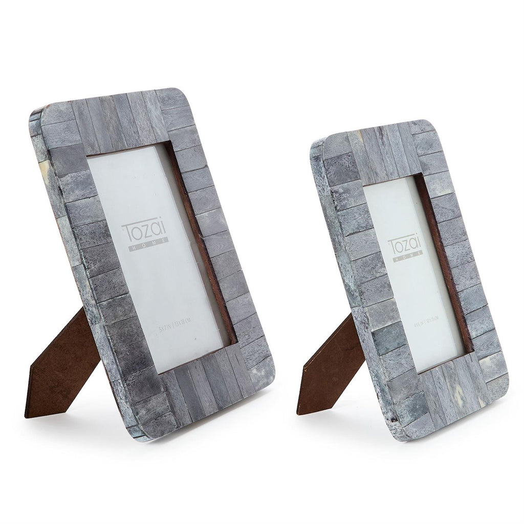 Tones of Gray S/2 Photo Frame