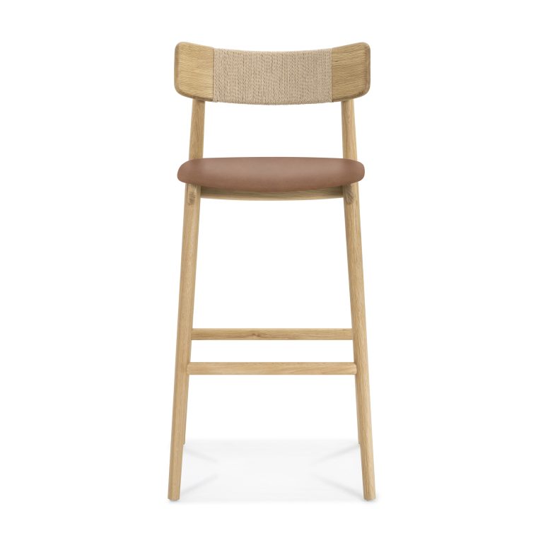 Converse Bar Stool, Natural