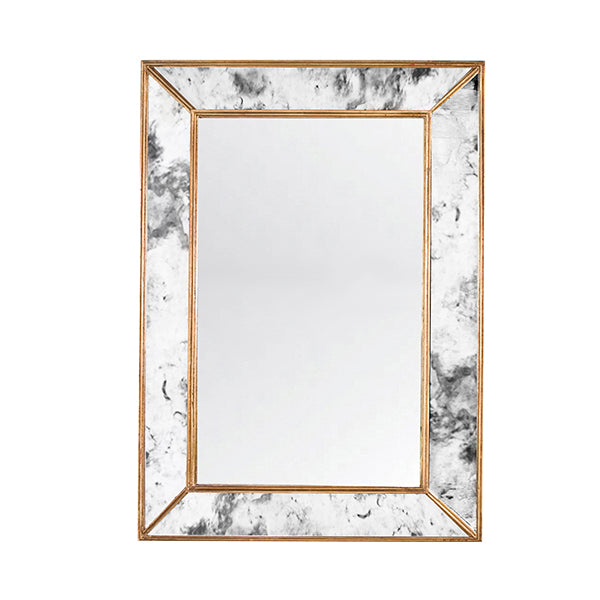 Dion Wall Mirror, Gold Leaf