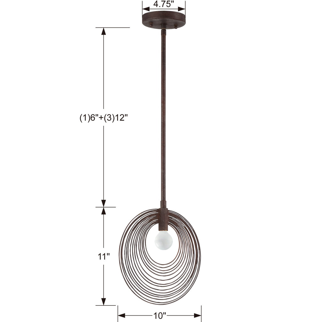 Doral 1 Light Mini Pendant