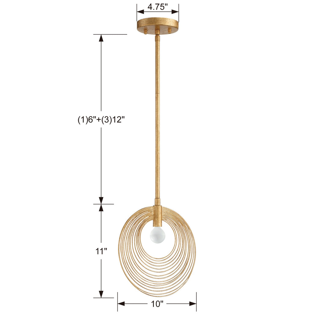 Doral 1 Light Mini Pendant