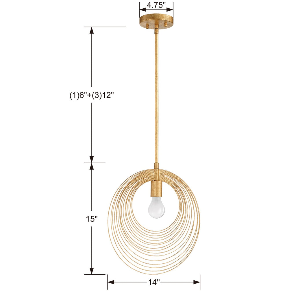 Doral 1 Light Mini Pendant