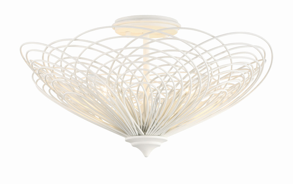 Doral 3 Light Semi Flush