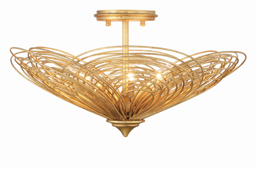 Doral 3 Light Semi Flush