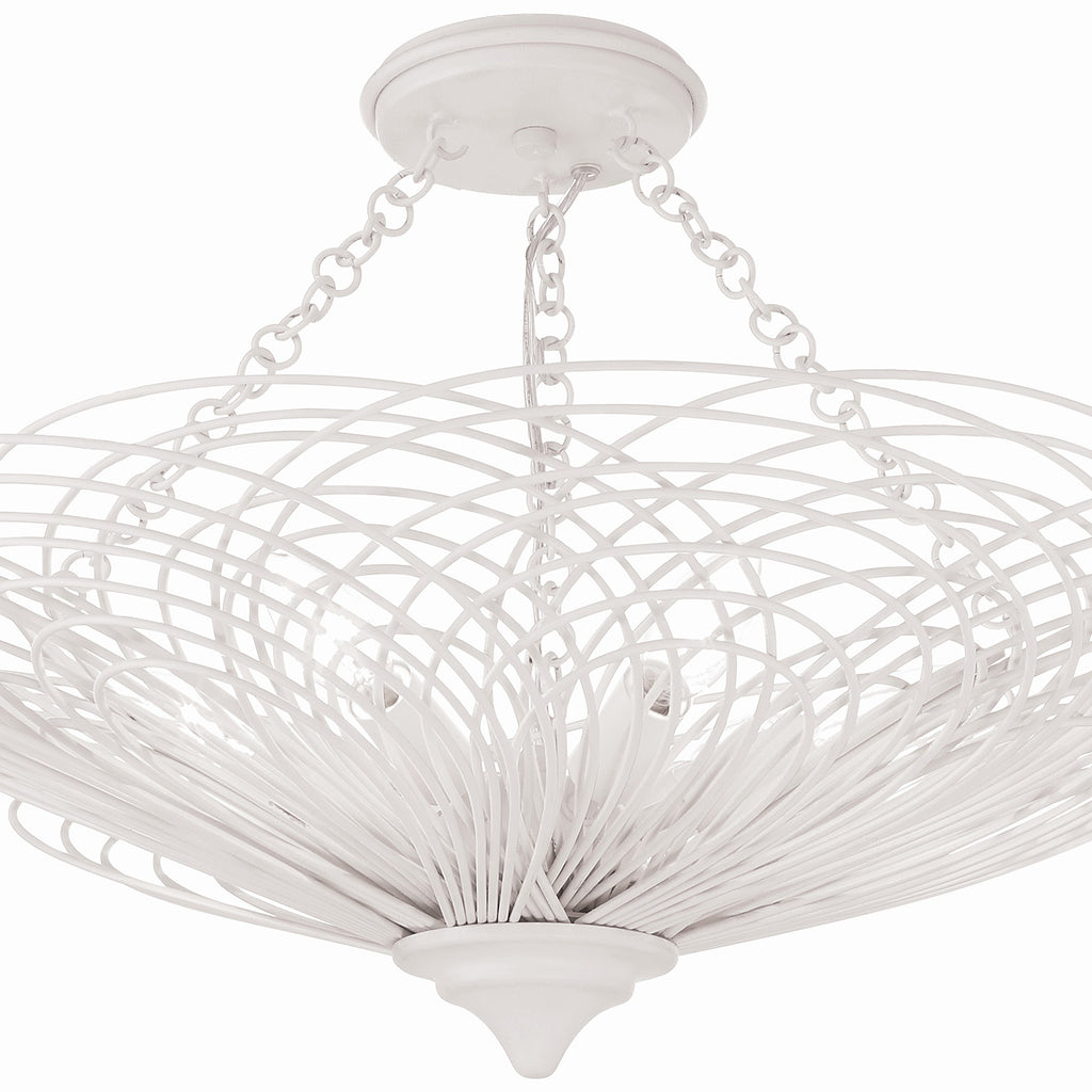 Doral 6 Light Semi Flush