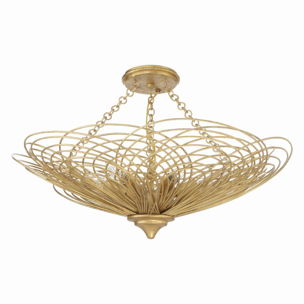 Doral 6 Light Semi Flush