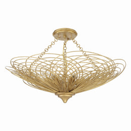 Doral 6 Light Semi Flush