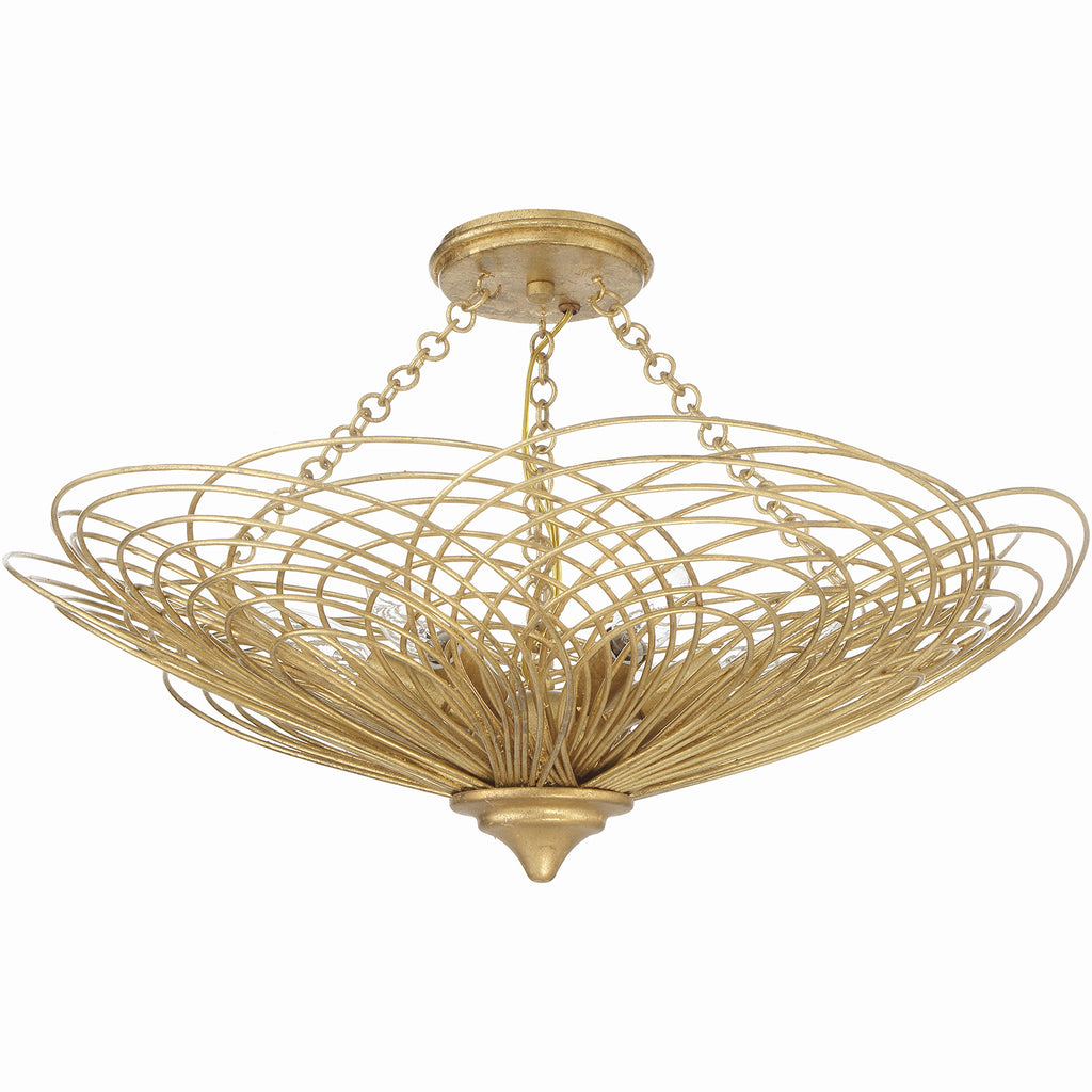 Doral 6 Light Semi Flush