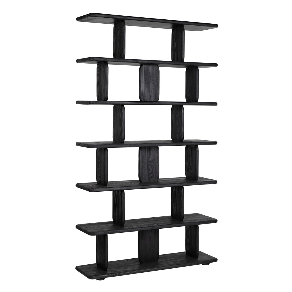 Jax 84" Tall Black Cubed Bookcase