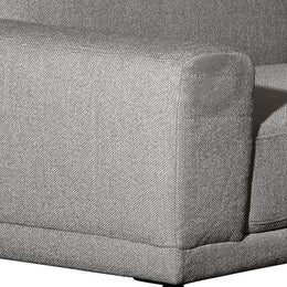 Amara 94" Modern Sofa Dark Grey Linen