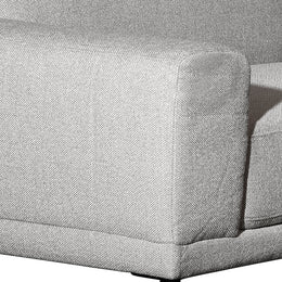 Amara 94" Modern Sofa Light Grey Linen
