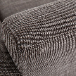 Amara 94" Modern Sofa Brown Two Tone Linen