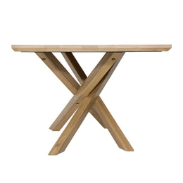 Canlea Dining Table Solid Oak Wood - Natural