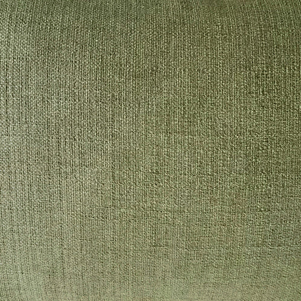 Landon 20"x14" Chenille Down Filled Kidney Pillow in Olive Green