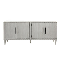 Silvia Sideboard Rubber Wood and Oak Veneer - Light Grey Wash