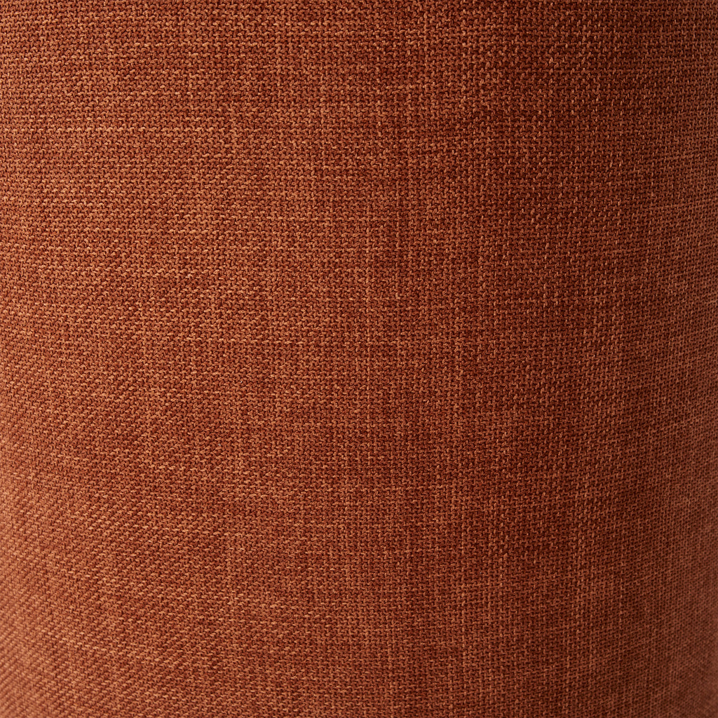 Lauretta Swivel Chair Polyester Blend Upholstery and Solid Pine Wood Frame - Rust