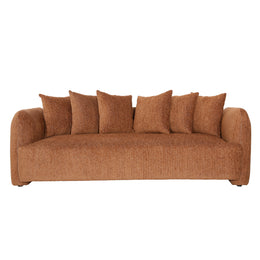 Lucca Sofa Performance Linen Blend - Anders Terracotta