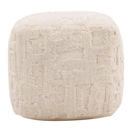 Winter Pouf Ivory