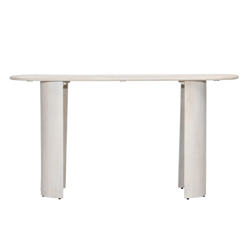 Cielo Console Table Mango Wood - Whitewash