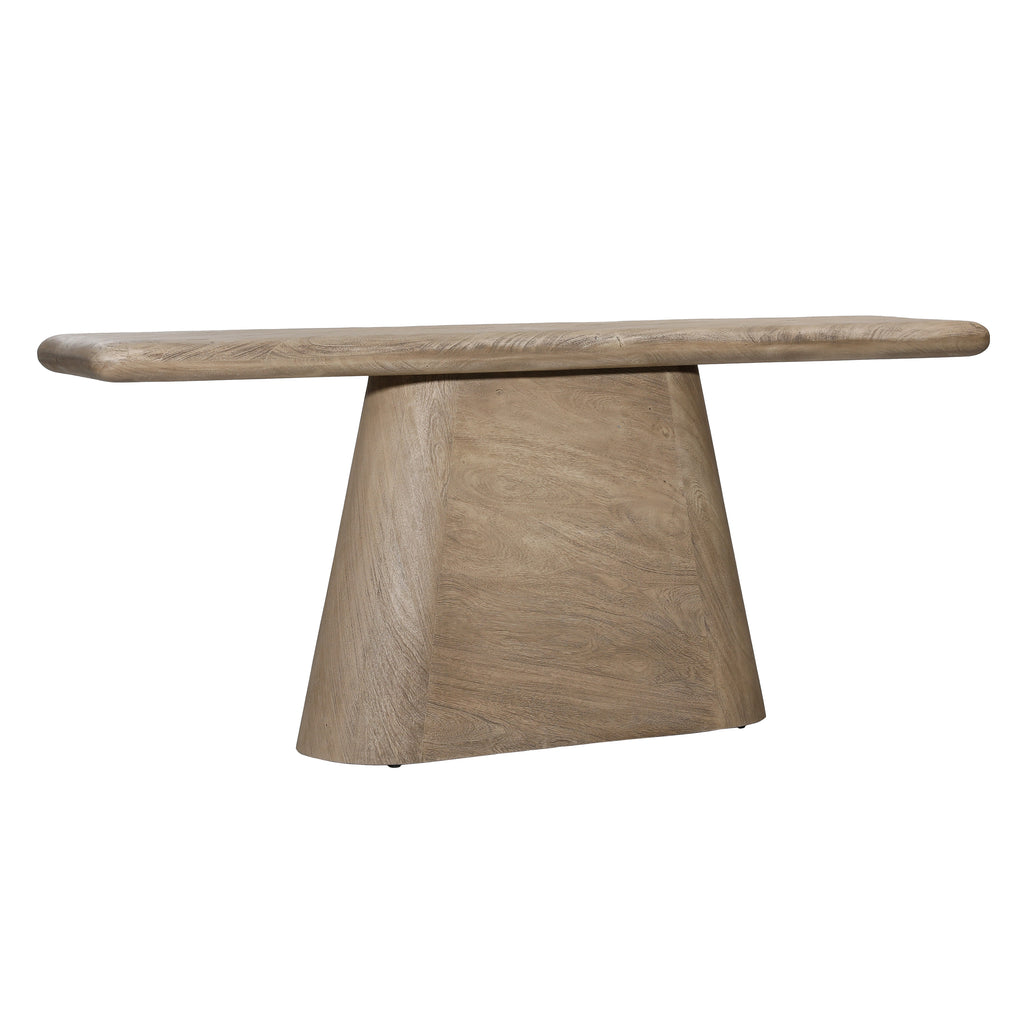 Marci Console Table Acacia Wood - Sandblasted Natural