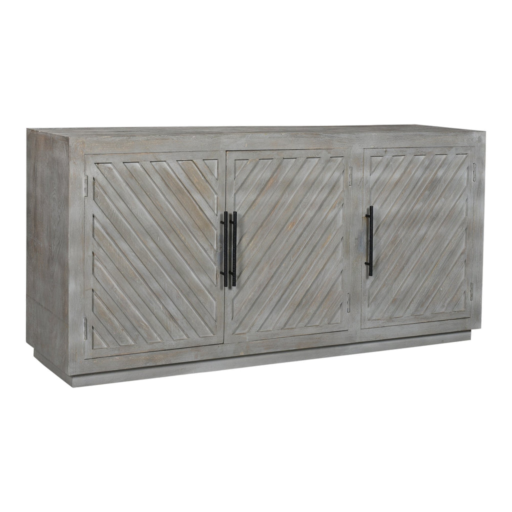 Columbus Sideboard, Grey, Three Door