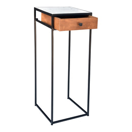 Elton Accent Table, Black, Tall