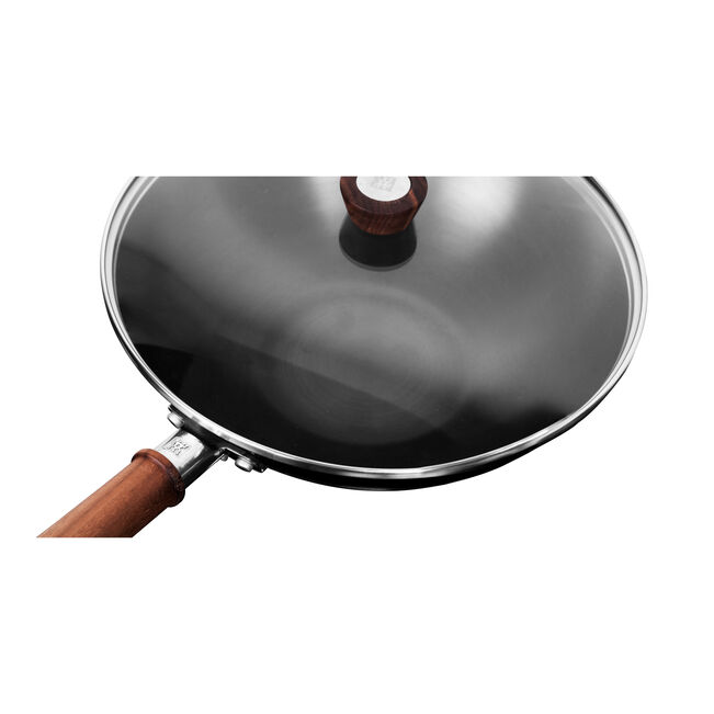 Zwilling Dragon 12-inch, Carbon Steel, Wok, Black Matte