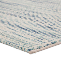 Jaipur Living Escape Abstract Blue/ White Runner Rug