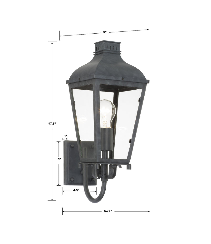 Dumont 1 Light Outdoor Sconce