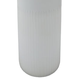 Kaelynn Glass Vase - White