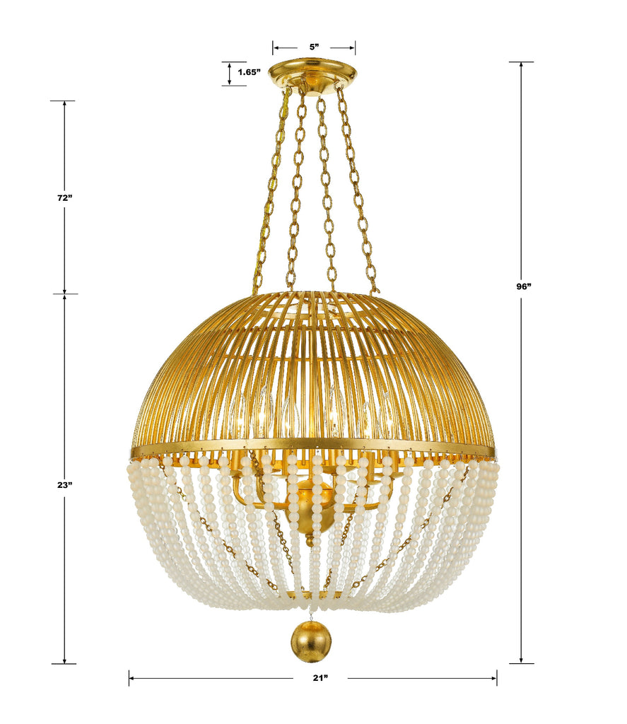 Duval 6 Light Pendant