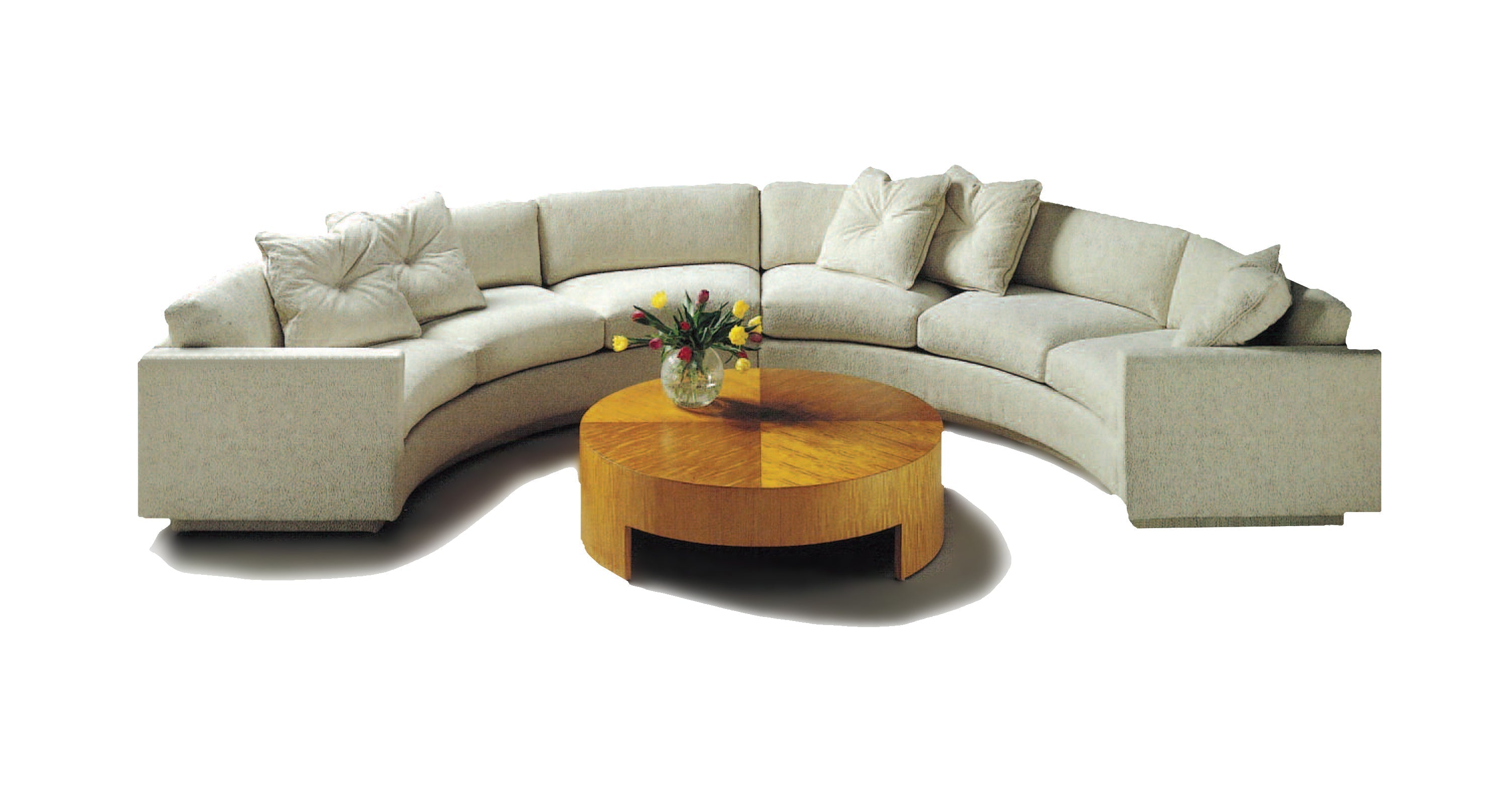 Design Classic 825 Sofa Sectional In White Fabric