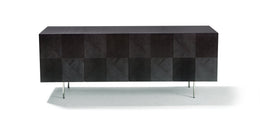Design Classic Maple Cabinet In Night Club Finish With Stainless Steel Legs