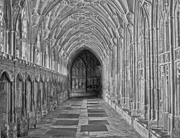 Gloucester Cathedral On Rag Paper, Large