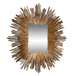 Soleil Mirror, Gold Leaf