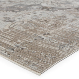 Vibe by Jaipur Living Ginevra Medallion Gray/ Ivory Runner Rug