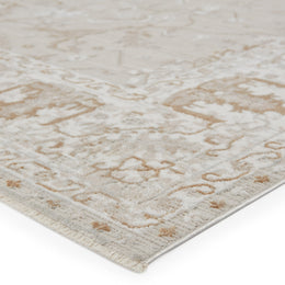 Vibe by Jaipur Living Dhaval Oriental Light Gray/ White Runner Rug