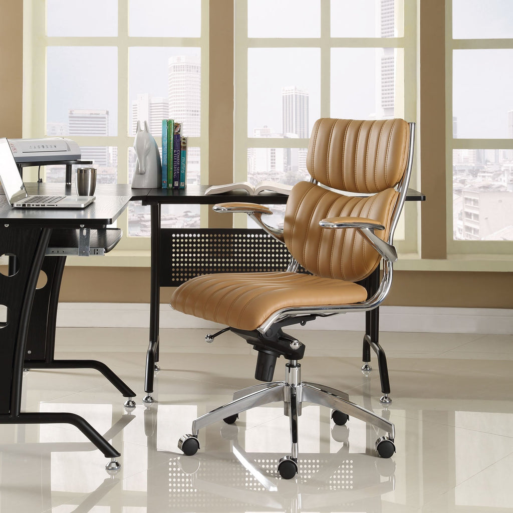 Escape Mid Back Office Chair in Tan