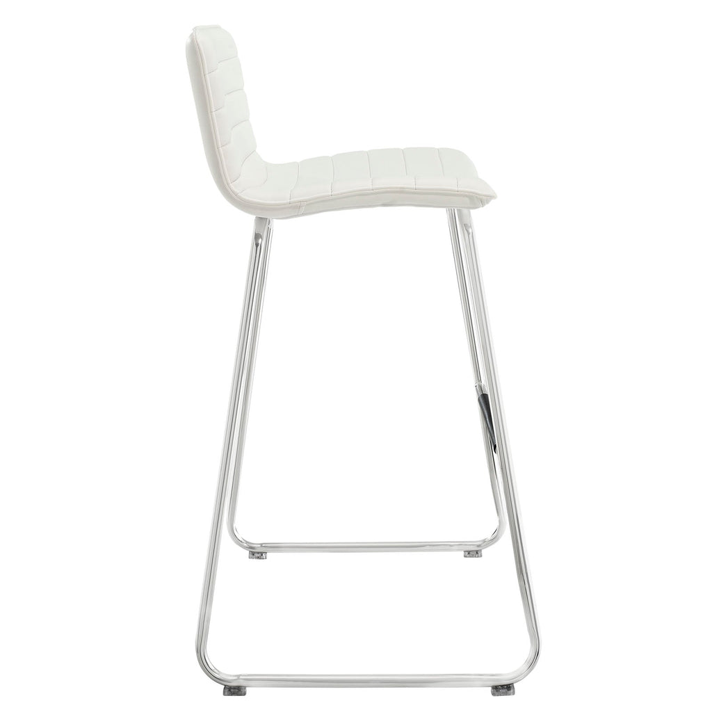 Dive Bar Stool in White