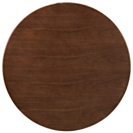 Lippa 36" Round Walnut Dining Table in Walnut